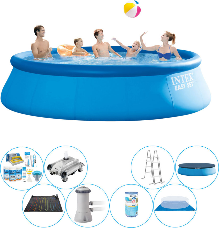 Bazén Intex Easy Set - 457x122 cm - kompletné balenie