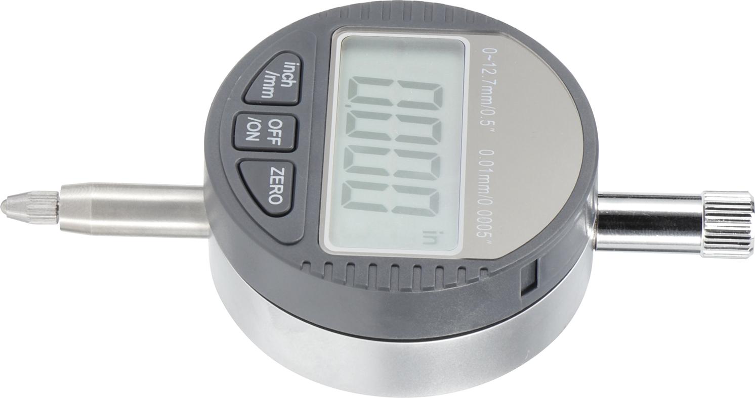 Cocosity Digitale Indikator-Zifferblattentestanzeige Elektronische Tiefe Messsonde LCD-Anzeige 0-12,7 mm