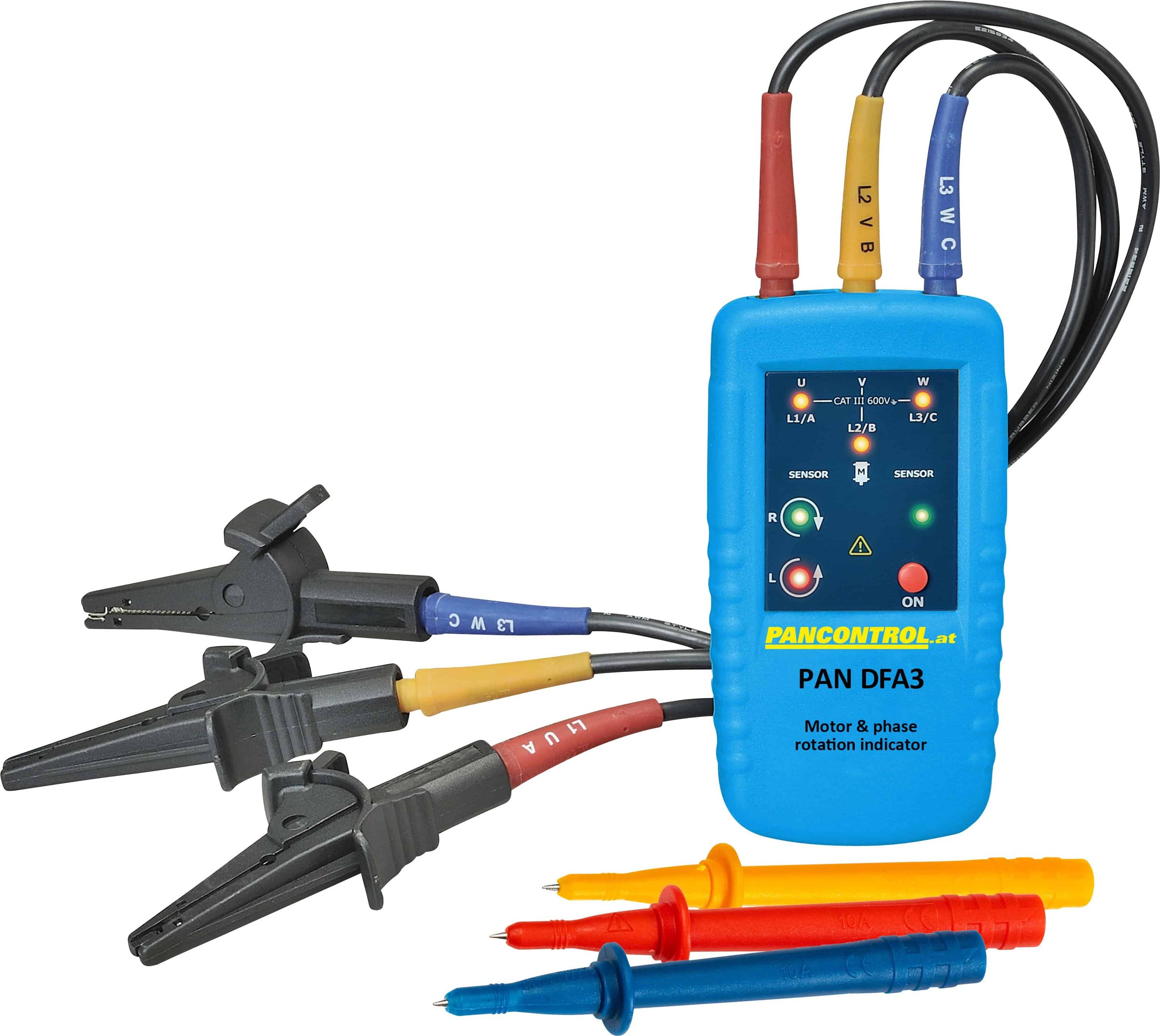 PANCONTROL Drehfeld- und Motor-Drehrichtungsanzeiger PAN DFA3