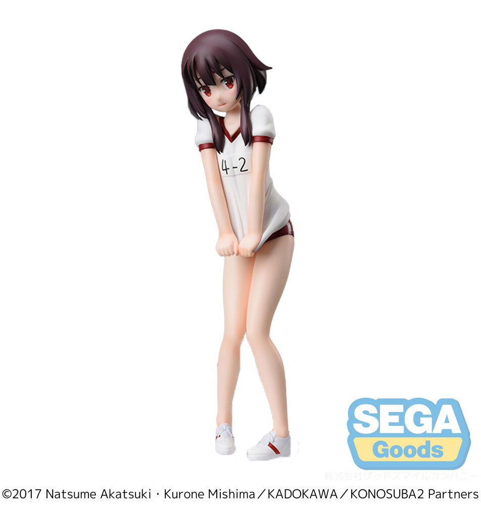 Sega - Konosuba God's blessing on this wonderful world! 2 SPM Megumin Gym Clothes Ver. 22 cm SEGA52617
