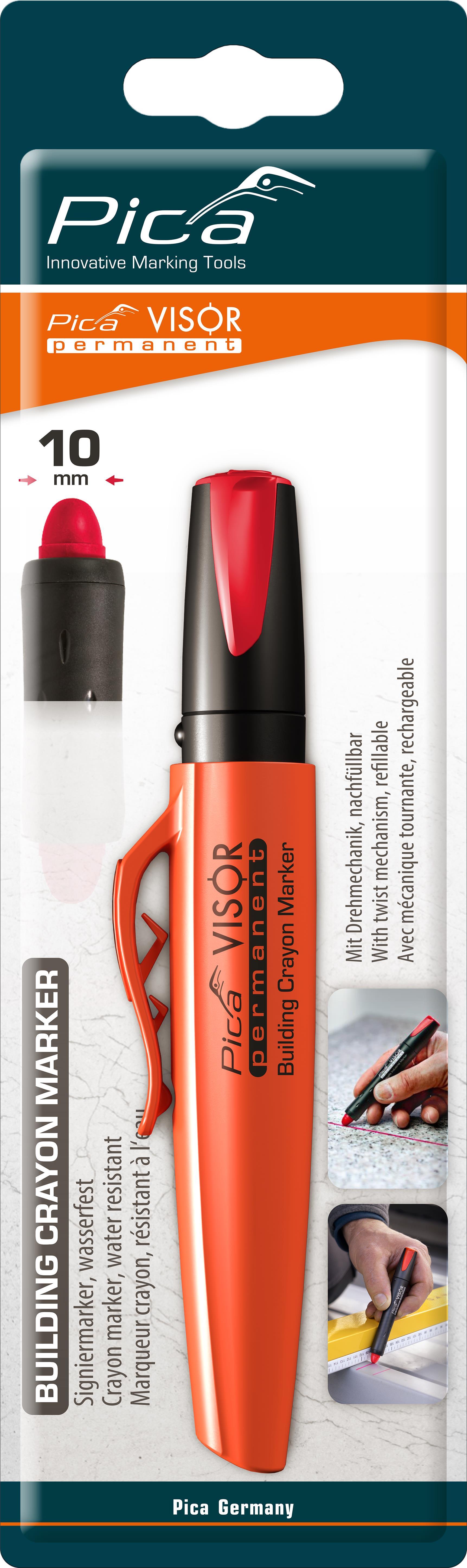Pica Marker Pica VISOR permanent Marker, rot 990/40