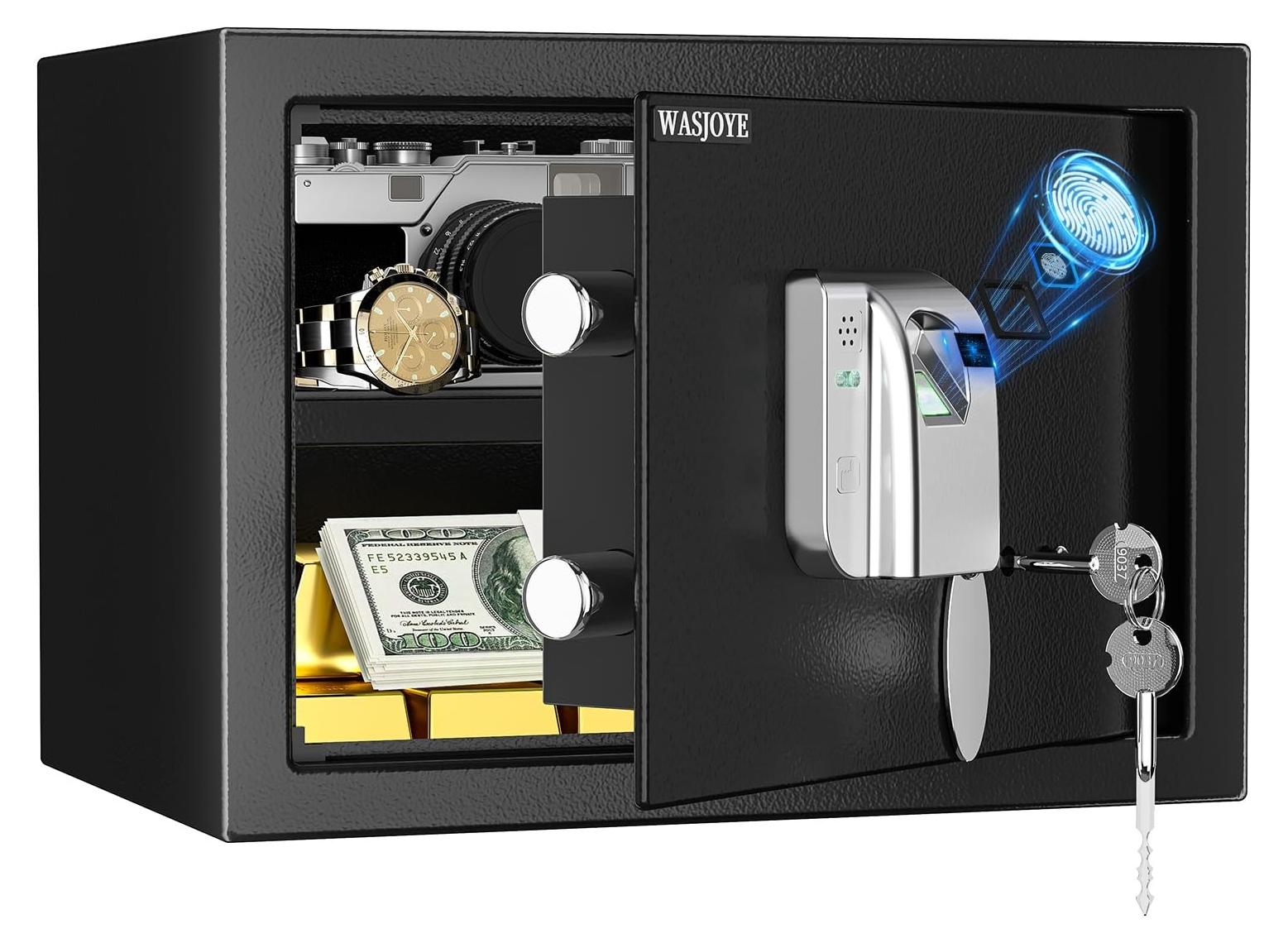 Merkloos Biometrischer Fingerabdrucksafe 25L