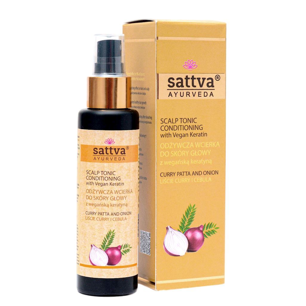 Sattva Group NÄHRENDE KOPFHAUTLADUNG, CURRYBLÄTTER & ZWIEBEL 100 ml - SATTVA (AYURVEDA)