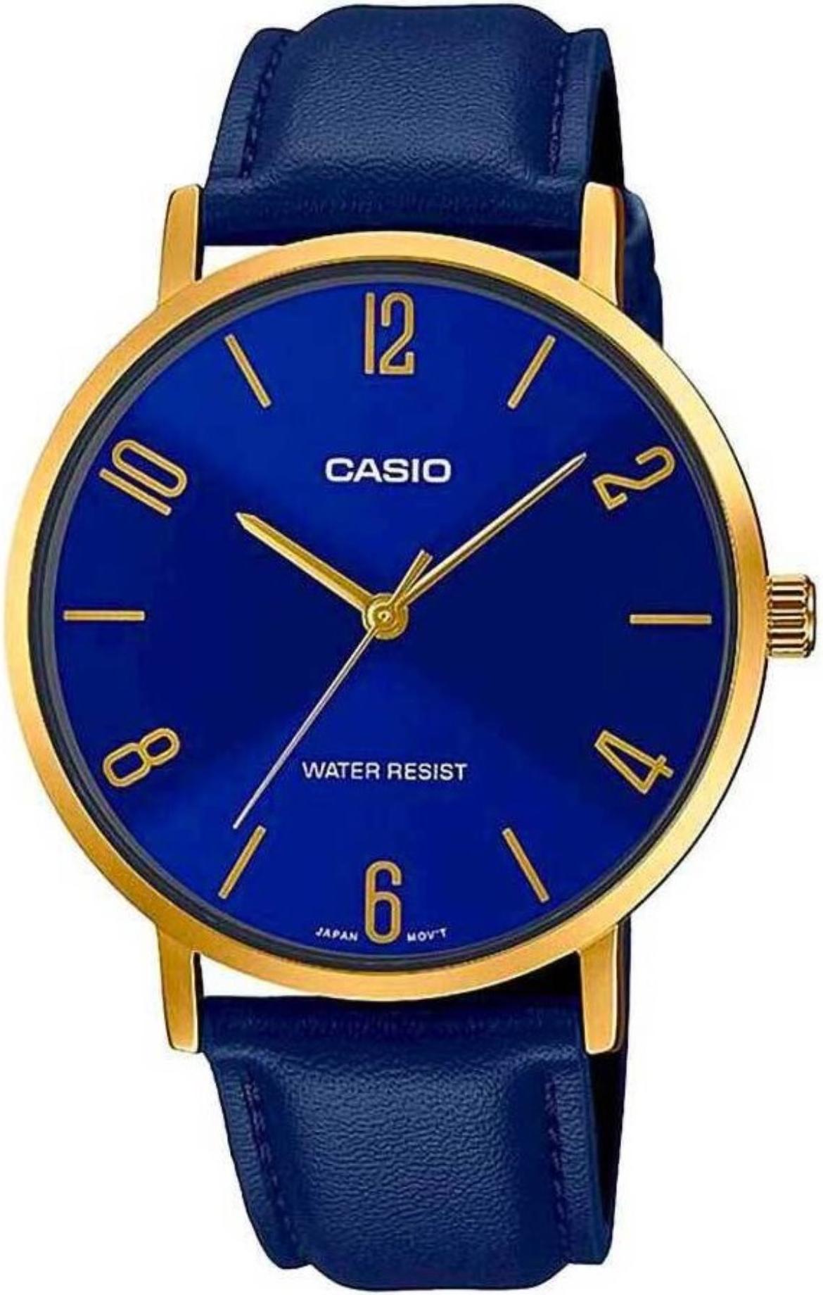 Casio MTP-VT01GL-2B2 + Box Men's Watch MTPVT01GL2B2