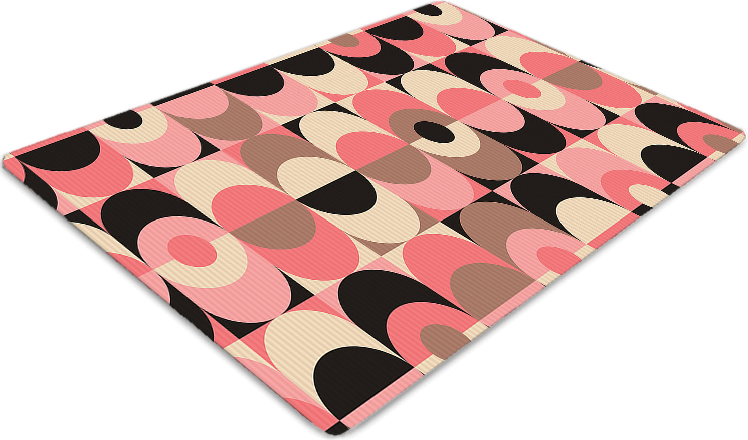 Podlahová ochranná podložka - Ochranná podložka pod stoličku - Podlahová podložka - 100x70 cm - Vintage