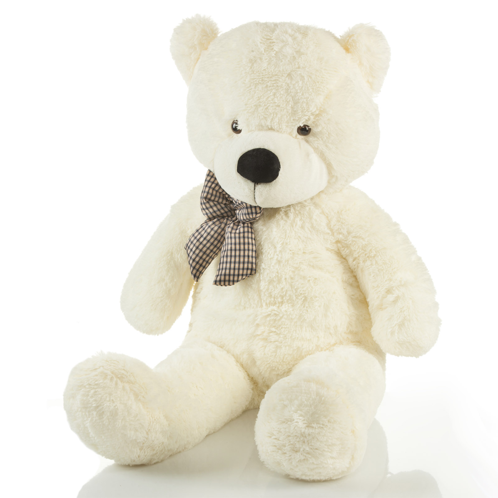 Joyfay 120cm Riesen Teddybär Plüsch Weiches Bear Geburtstag Geschenk Weiß 