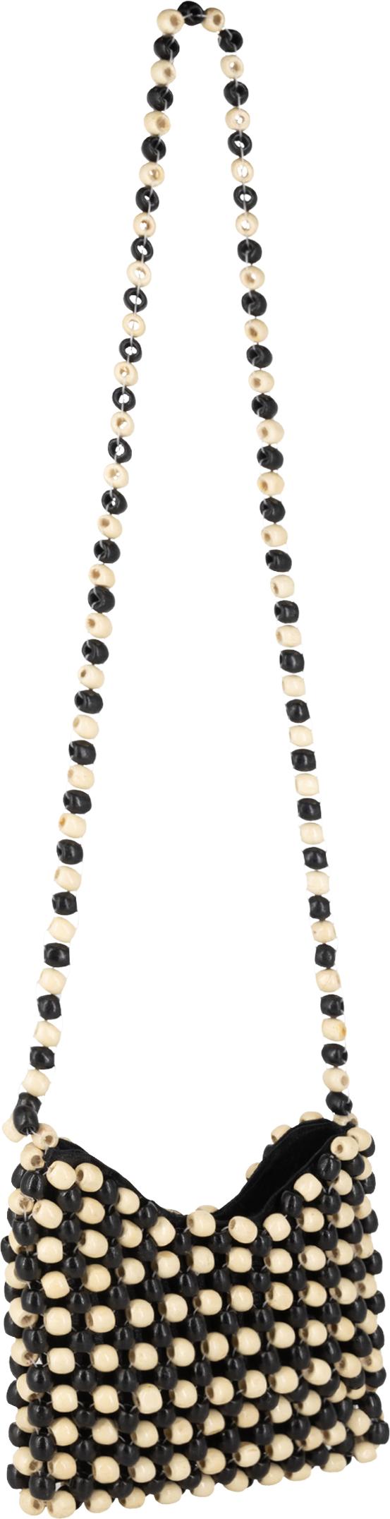 Damen Tasche aus Perlen IZIA - Beige Mehrfarbig, Onesize