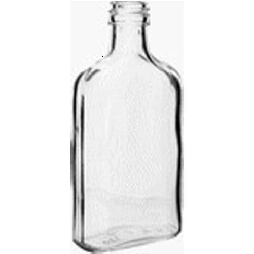 mikken 50 X Mini bottiglia di vetro fiaschetta 20 ml con imbuto, trasparente, 50 X 20 ML