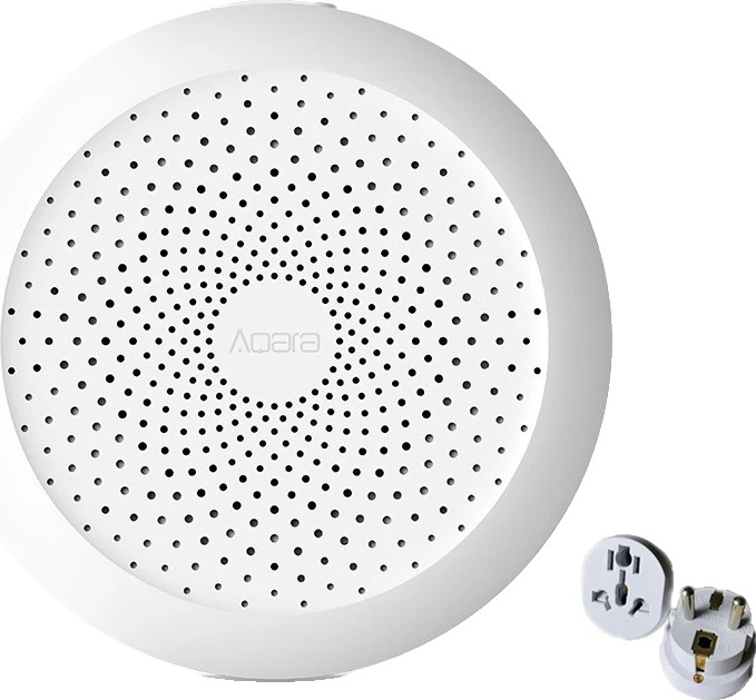 Aqara Smart Hub M1S, pripojenie Zigbee a Wi-Fi, dva ovládacie kanály, M1S Add DE plug