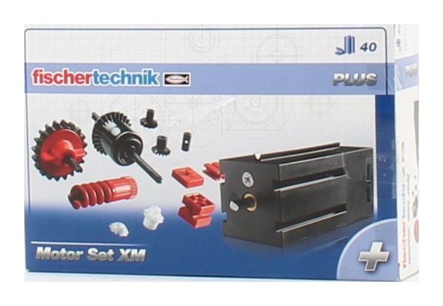 Fischertechnik Fiischertechnik 505282 - PLUS Motor Set XM, 40 Teile