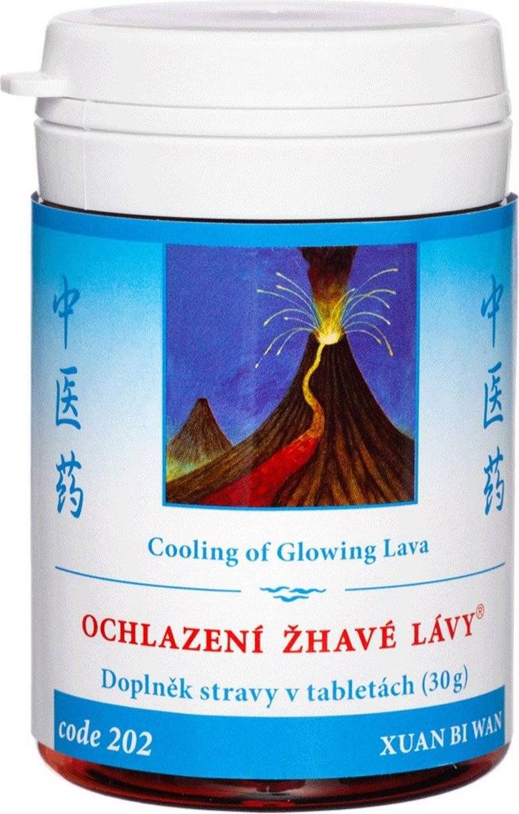 TCM Herbs 202 Abkühlen der glühenden lava (XUAN BI WAN), 100 tbl