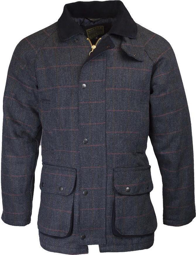 Tweed Jacke Derby Barlaston Herren blue tweed XXL