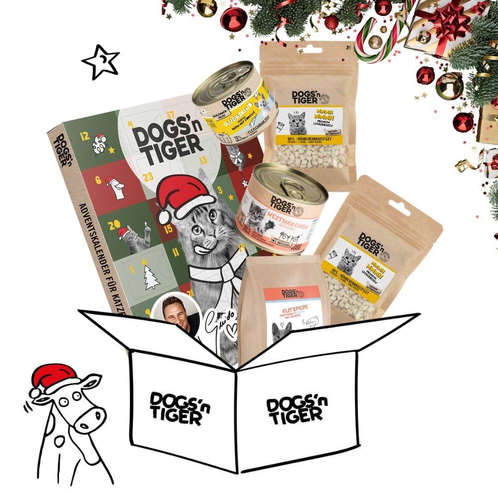 Dogs'n Tiger Guido Maria Kretschmer Adventný kalendár pre mačky | Mix | Prémiové mäsové jedlá a pochutiny | Adventný kalendár pre mačky | Kalendár pre mačky