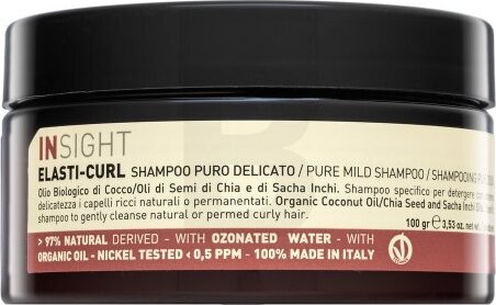 Insight Elasti-Curl Pure Mild Shampoo čistiaci balzam na vlnité a kučeravé vlasy 100 g
