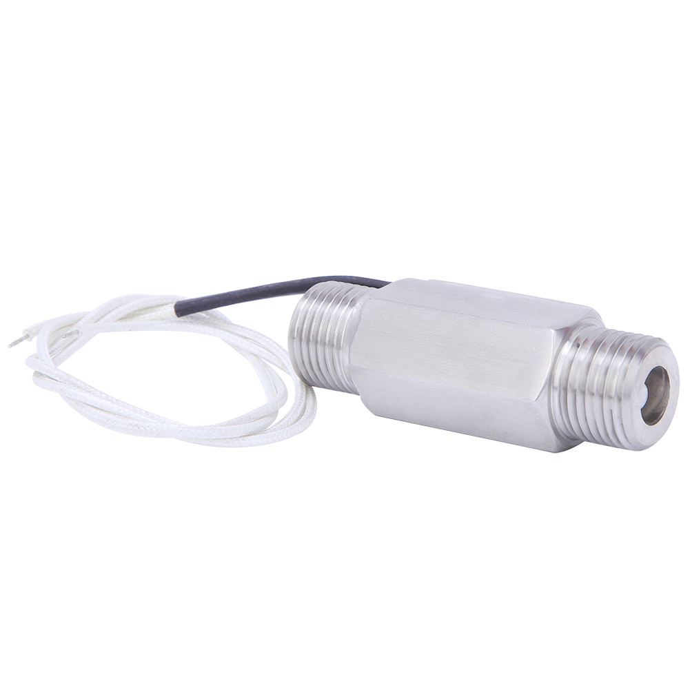 Cocosity Wasserdurchflussschalter,Wasserdurchflussschalter aus Edelstahl,Wasserdurchflusssensor,Wasserdurchflussschalter-Sensor,Wasserdurchflussschalter mit Außengewinde FS-03