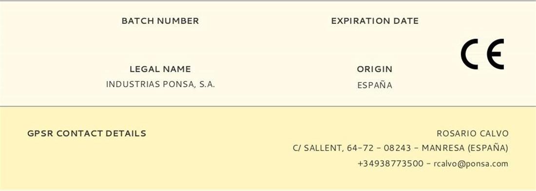 Élinge Platte 1m 3 Tonnen 030,091,001,108 Ponsa - Ponsa 030.091.001.108