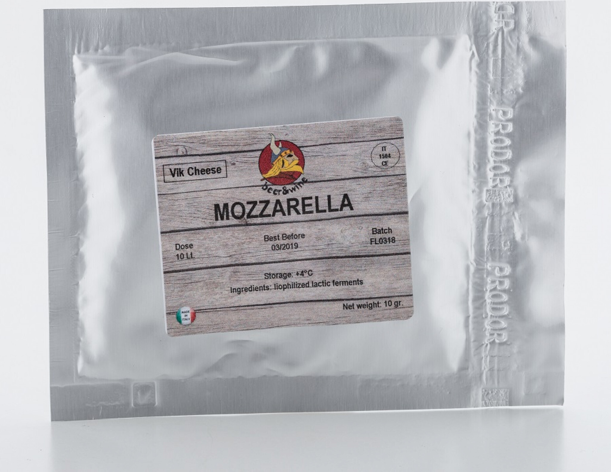 Alcofermbrew Mozzarella Fiordilatte 10g Käsekultur, Käsekulturen, Kasekultur, Kasekulturen