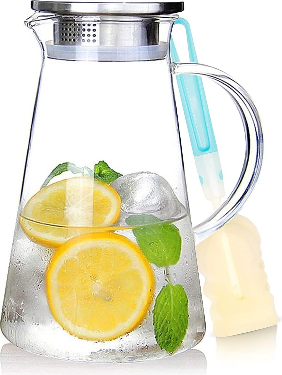 Zimtky Karaffe Glas Krug 2 L mit Deckel Krug Heißes Kaltes Wasser karaffe Z240718OTLJ109