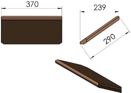 Termatech Rauchleitplatte aus Vermiculite zu TT40 09-532