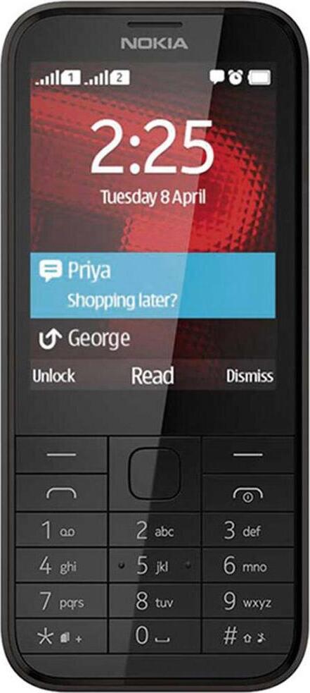 Nokia 225 Single-SIM schwarz