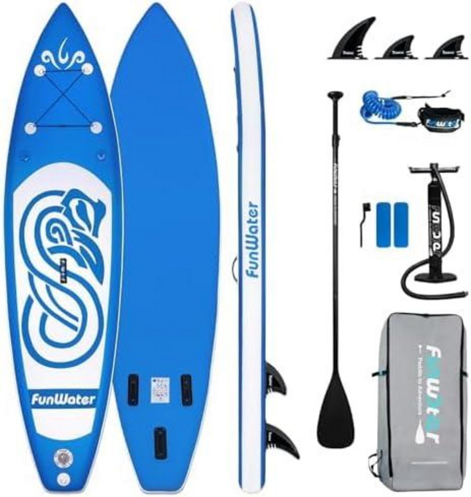 Sonstige FunWater Stand Up Paddling Board Aufblasbar SUP Board mit Zubehör