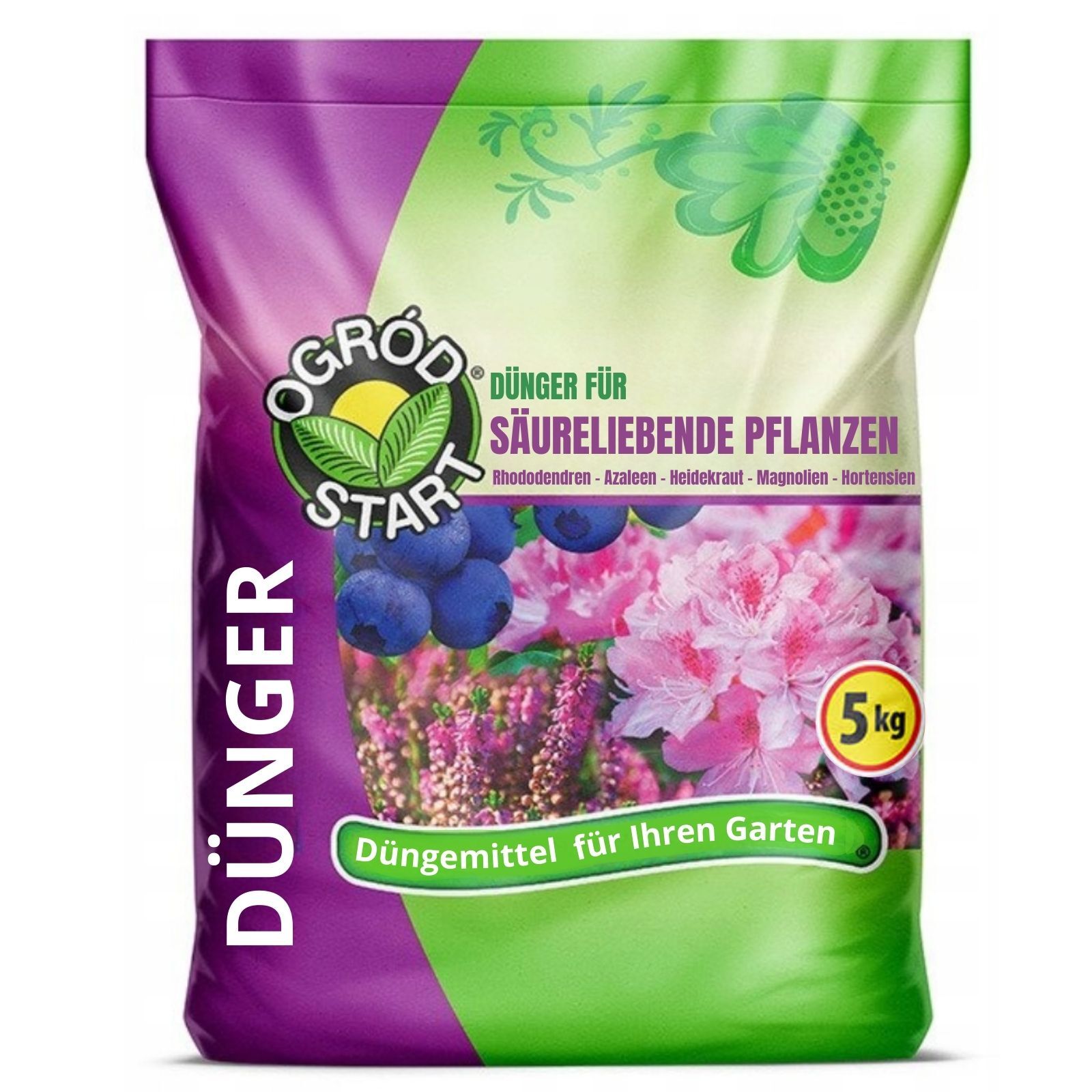 AMPOL-MEROL Moorbeetpflanzen Dünger Heidelbeeren Hortensien Magnolien Spezialdünger NPK 5kg