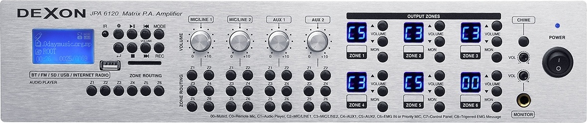 DEXON Funkzentrale mit Internetradio JPA 6240