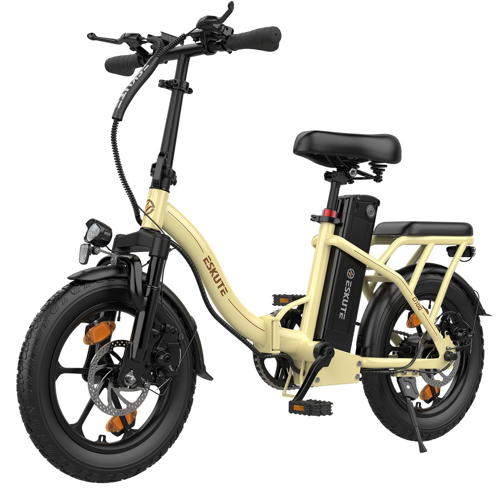 E-bike skladací bicykel 16 x 2,5 palca, elektrický bicykel pre mužov ženy, tučný bicykel s odnímateľnou batériou 36V 13Ah, dlhý dojazd až 100 km, skladací pedelec