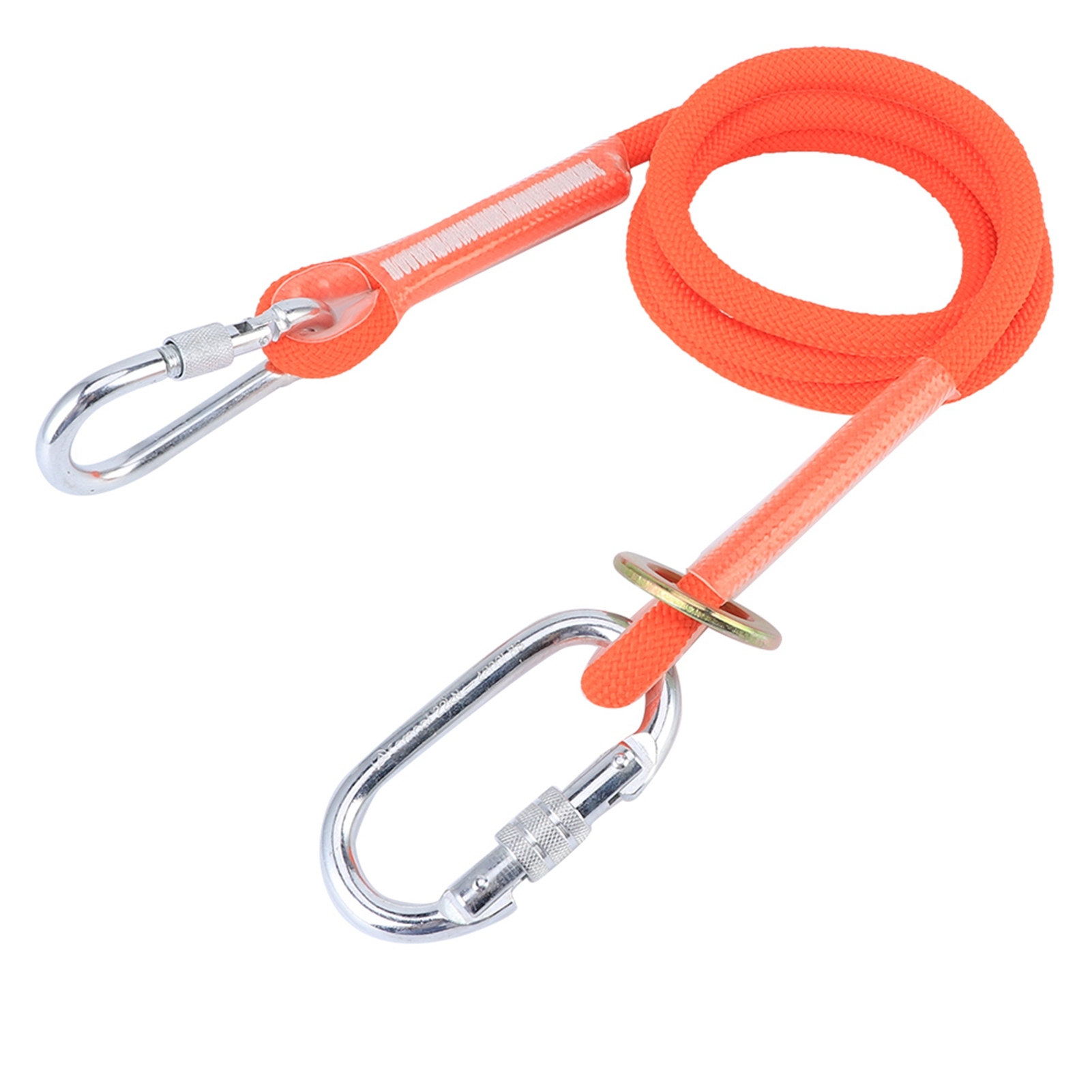 Cocosity 1.6M Small Buckle Aerial Work Safety Belt Rope Outdoor Construction Insurance Lanyard