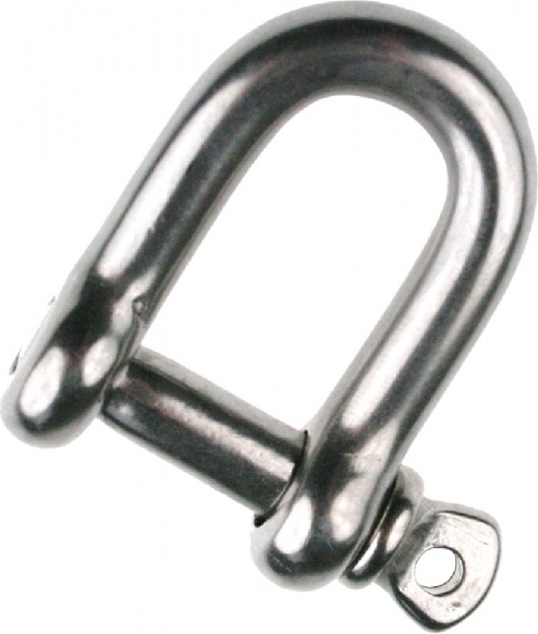 ARBO-INOX ® Schäkel kurze Form Rundschäkel D Schäkel Edelstahl A4 ARBO-INOX® Größe - 7mm keine Angaben