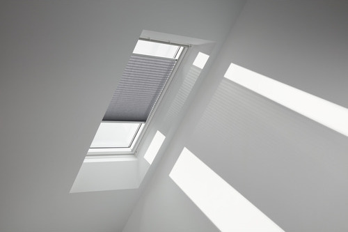 Velux Plissee-Faltstore manuell grau uni FHL Y87 1282S