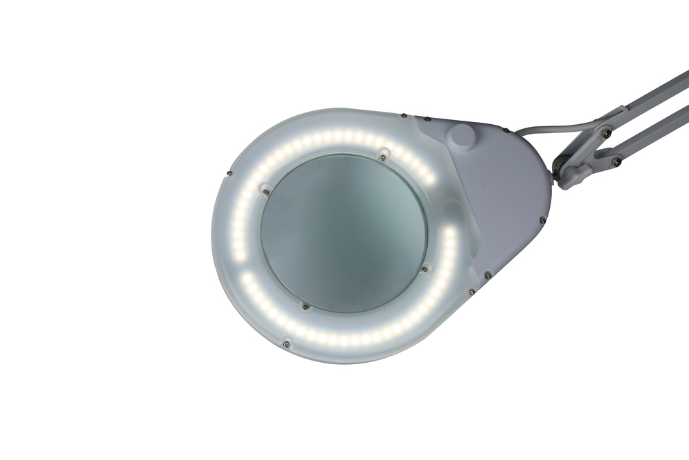 LED Lupenleuchte 8 Dioptrien Arbeitsleuchte Lupenlampe Lupe mit 3 Typ Farblicht 