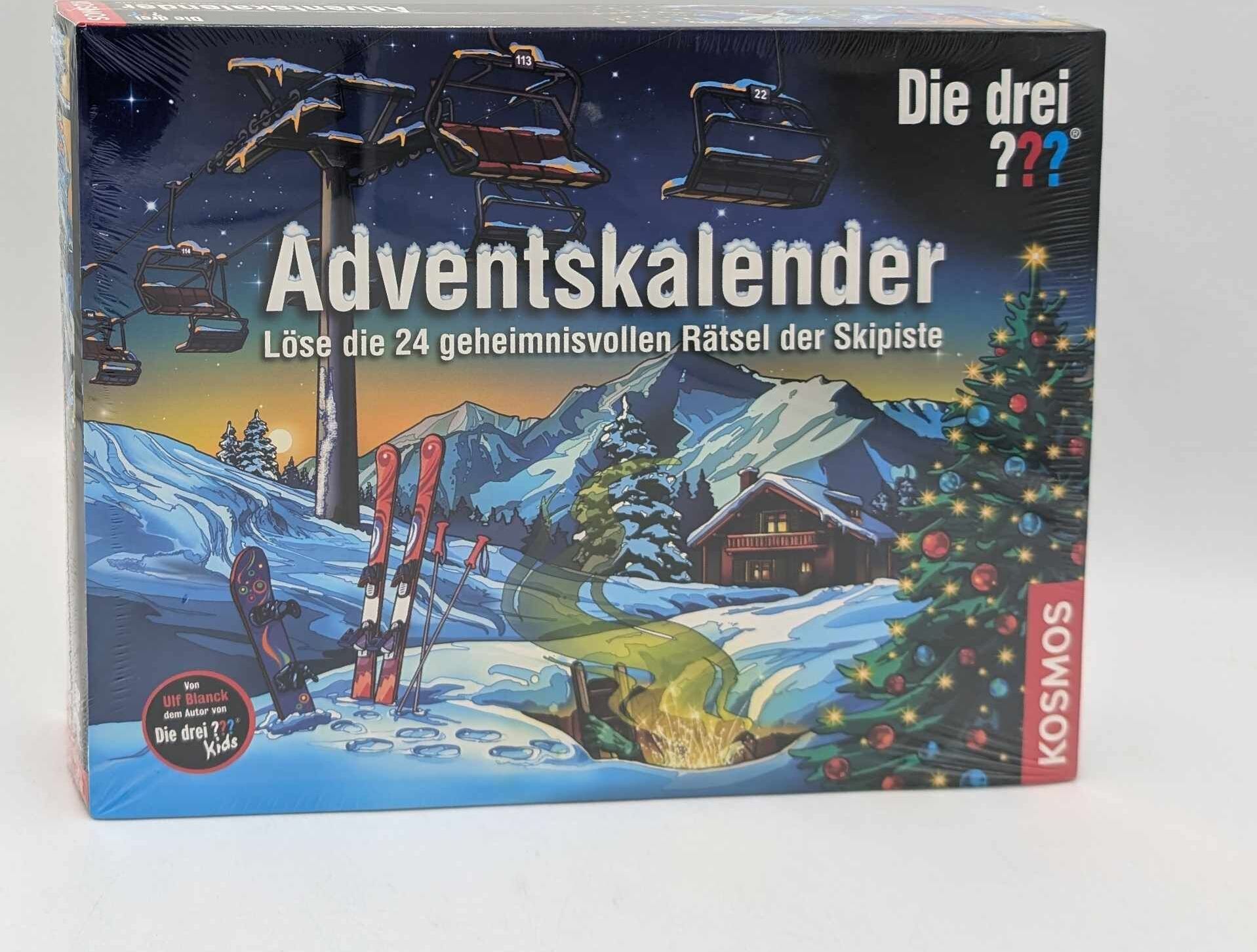 Kosmos 631154 Die drei ??? - Adventskalender 2016 Rätsel auf der Skipiste