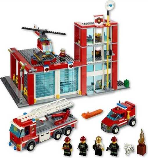 Lego 60004 Feuerwehr - Hauptquartier