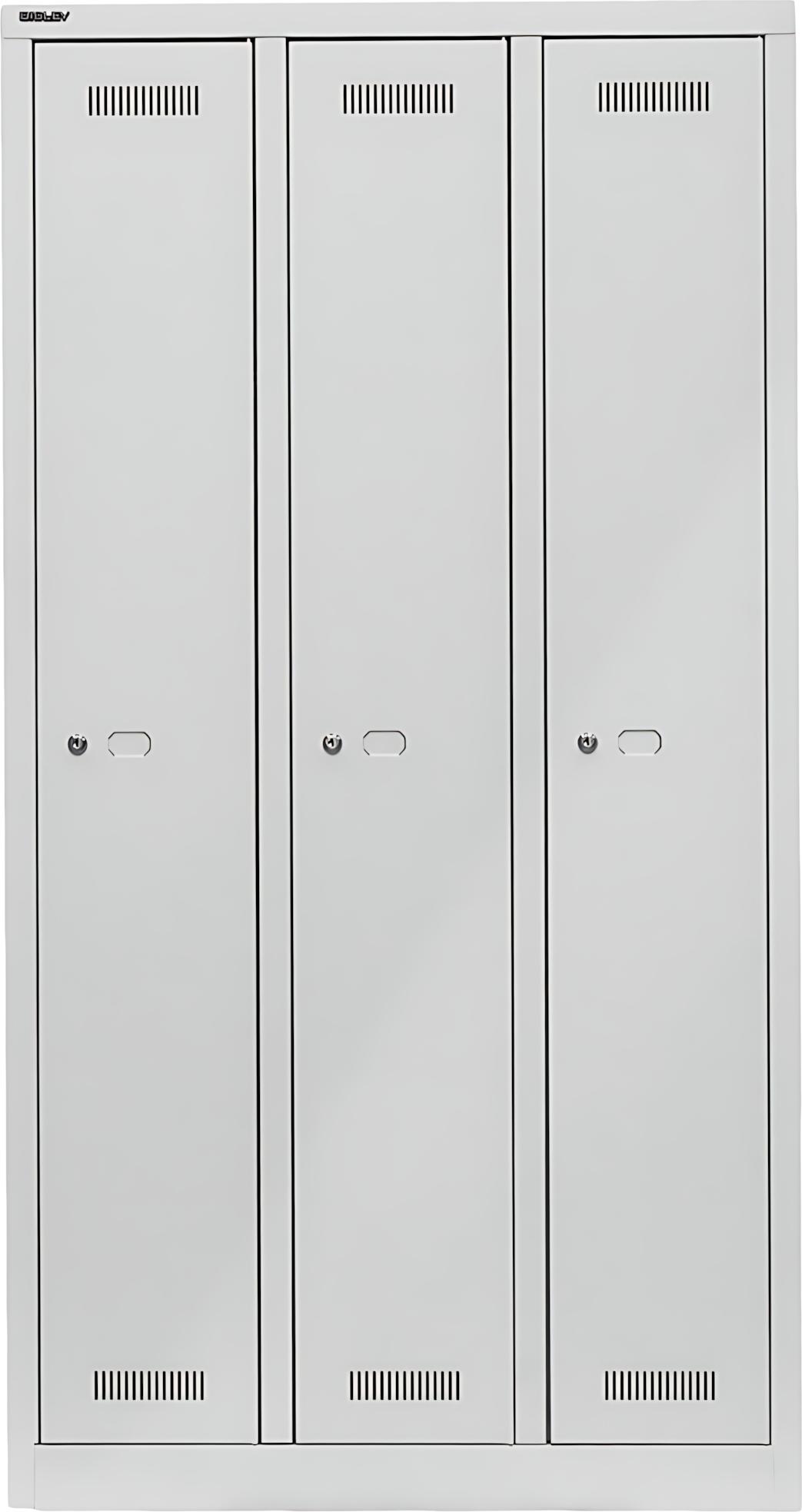 BISLEY Kleiderspind MonoBloc Maße: 90 x 170 x 50 cm (B x H x T) Anzahl der Abteile: 3 Abteile ML09T1645