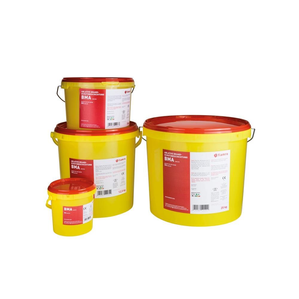 Flamro 20125 BMA 12,5kg Eimer Ablative Brandschutzbeschichtung in streichbar