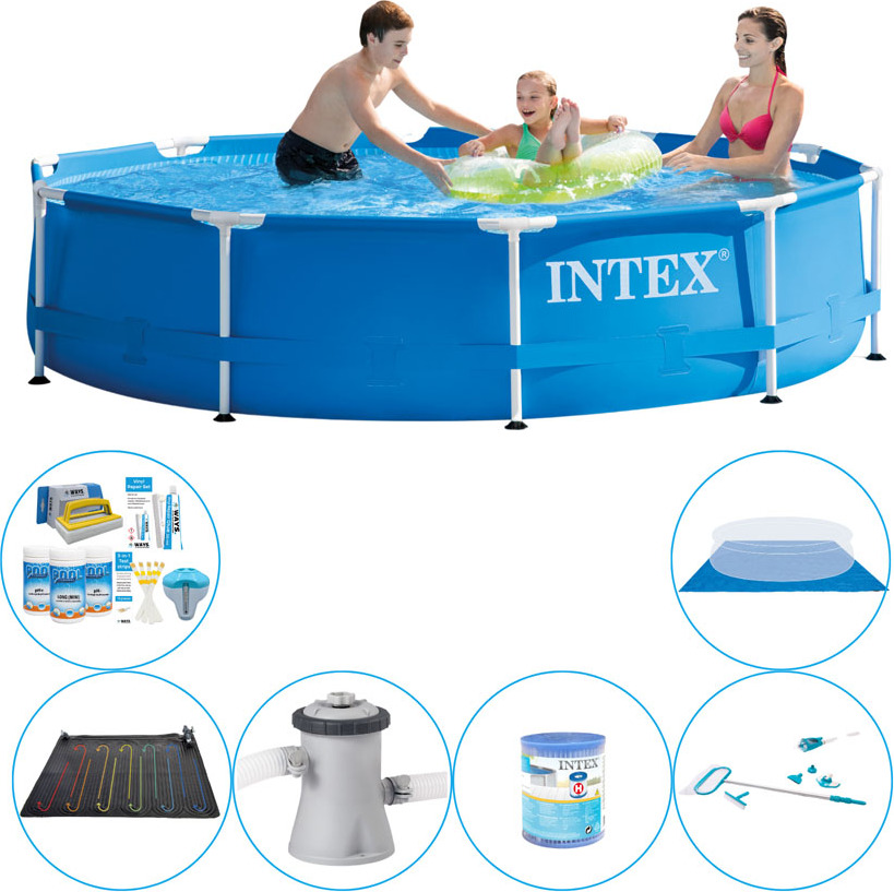 Intex Kovový rám Rund 305x76 cm - 7 dielov - Súprava bazénov