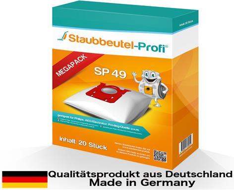 PakTrade 10 Sacchetti Per Aspirapolvere Premium, Compatibili Con Swirl E 82, PH 86, PH96, VO 75 E Molti Modelli AEG, Electrolux E Philips. Microfibra Multistrato Per Alta Filtrazione E Massima Potenza Di Aspirazione.