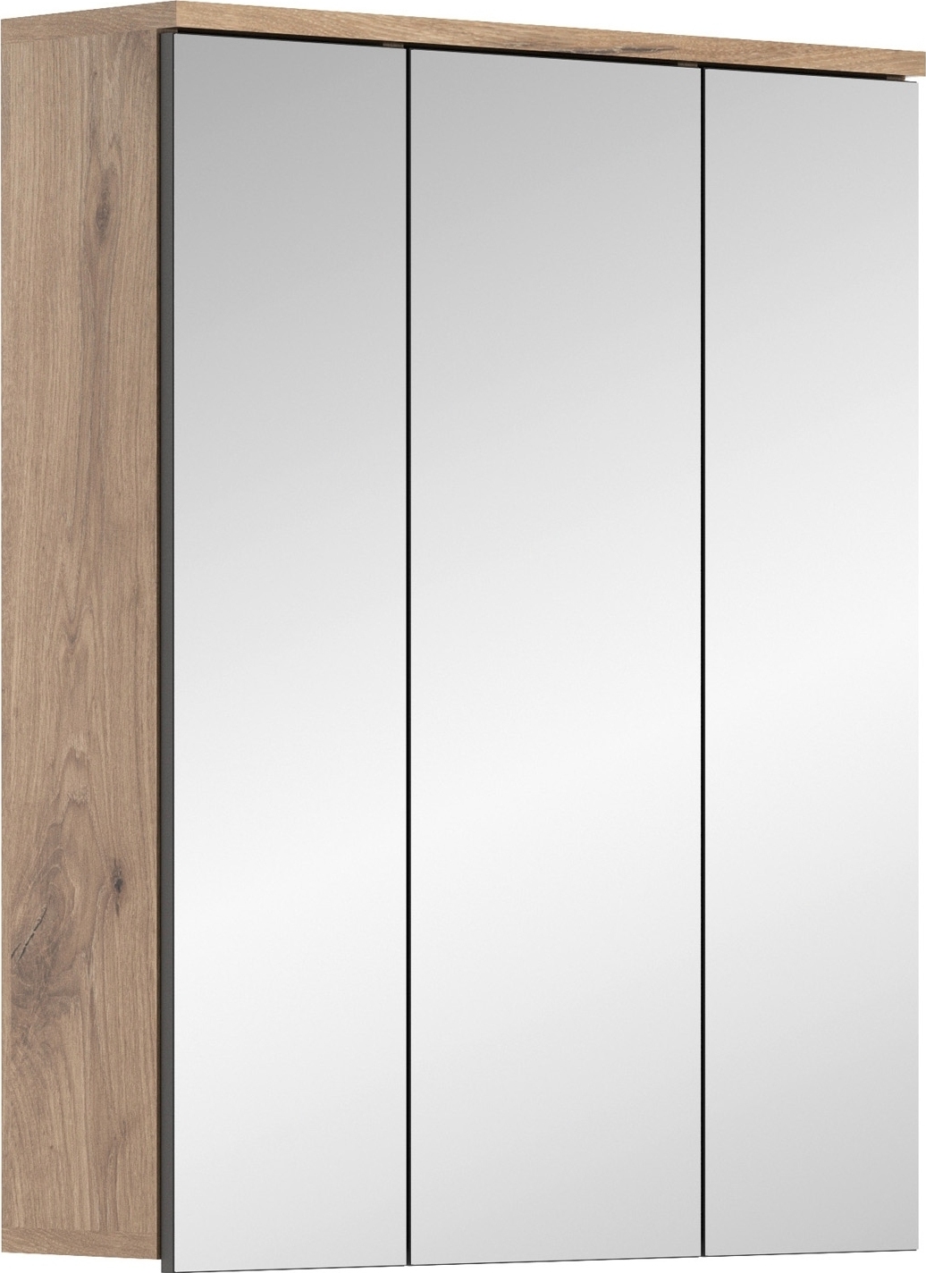 Xonox Mason Spiegelschrank Nox Oak, LED-Beleuchtung:ohne Beleuchtung X12B9725