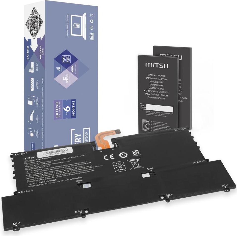 SO04XL Batéria pre HP Spectre 13-V TPN-C127 HSTNN-IB7J