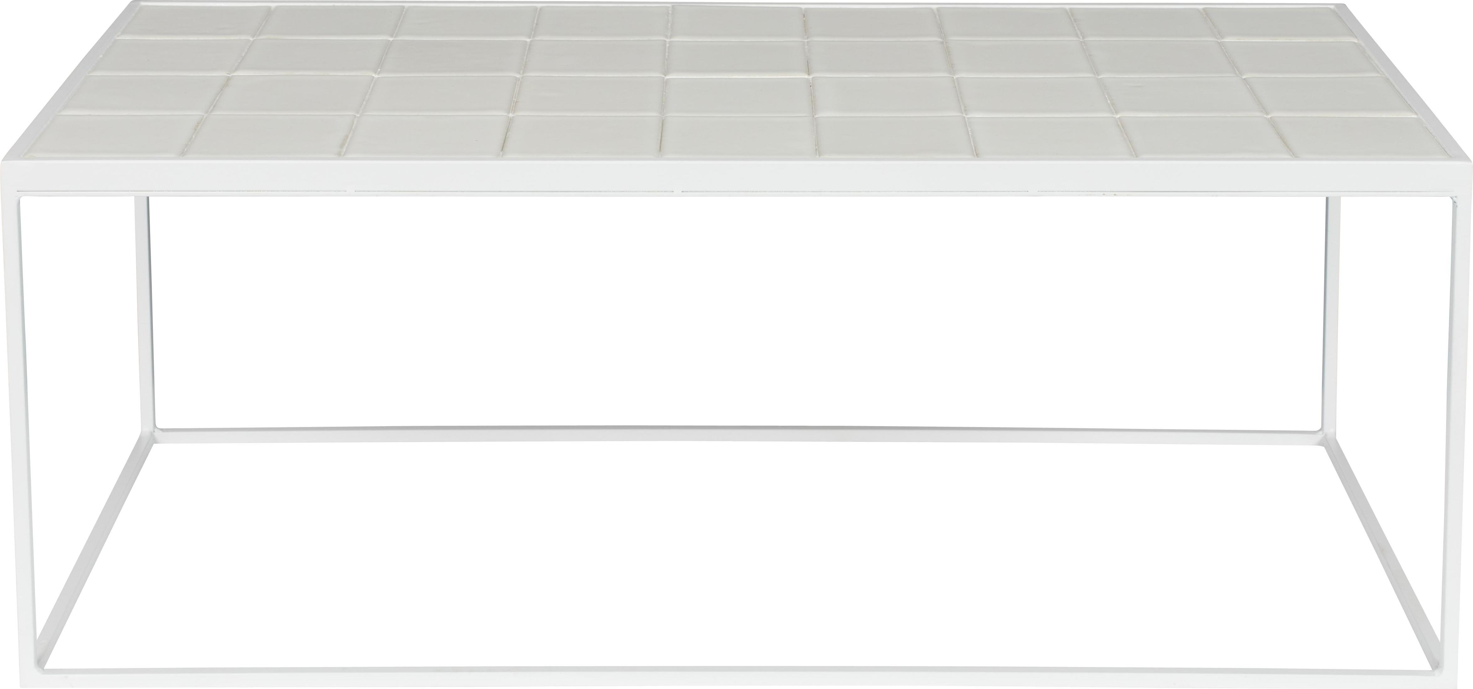 Couchtisch GLAZED WHITE Wohnzimmertisch von ZUIVER 2300138