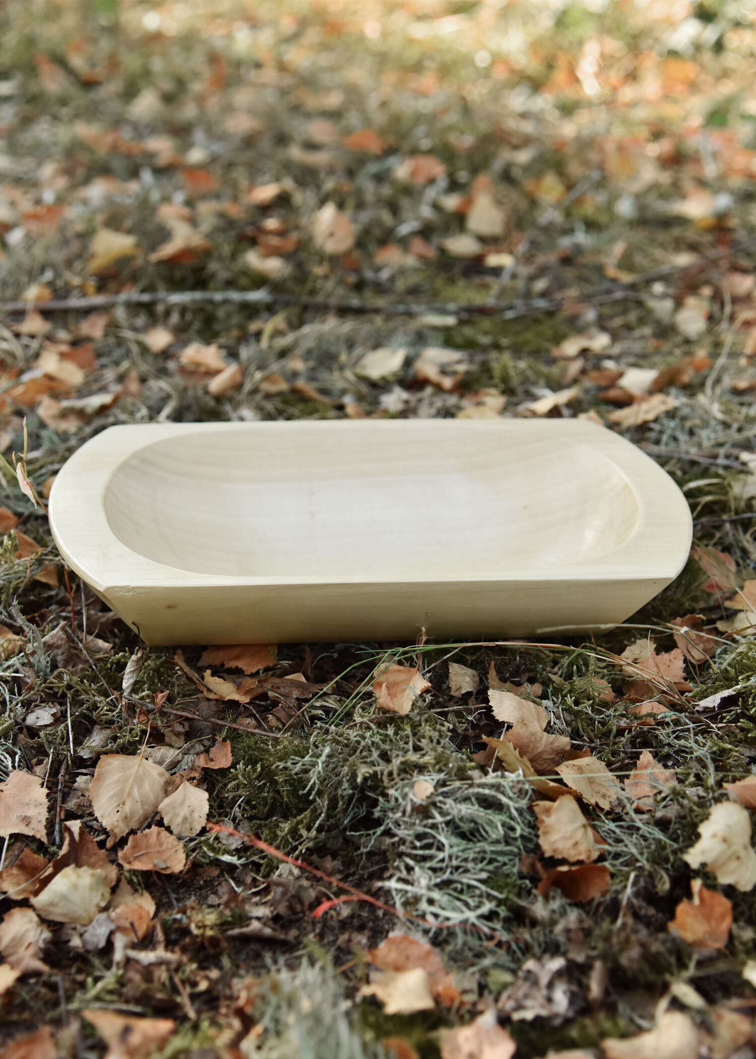 Battle-Merchant Holztrog aus Lindenholz, glatt, versiegelt, ca. 30 x 16 x 6 cm