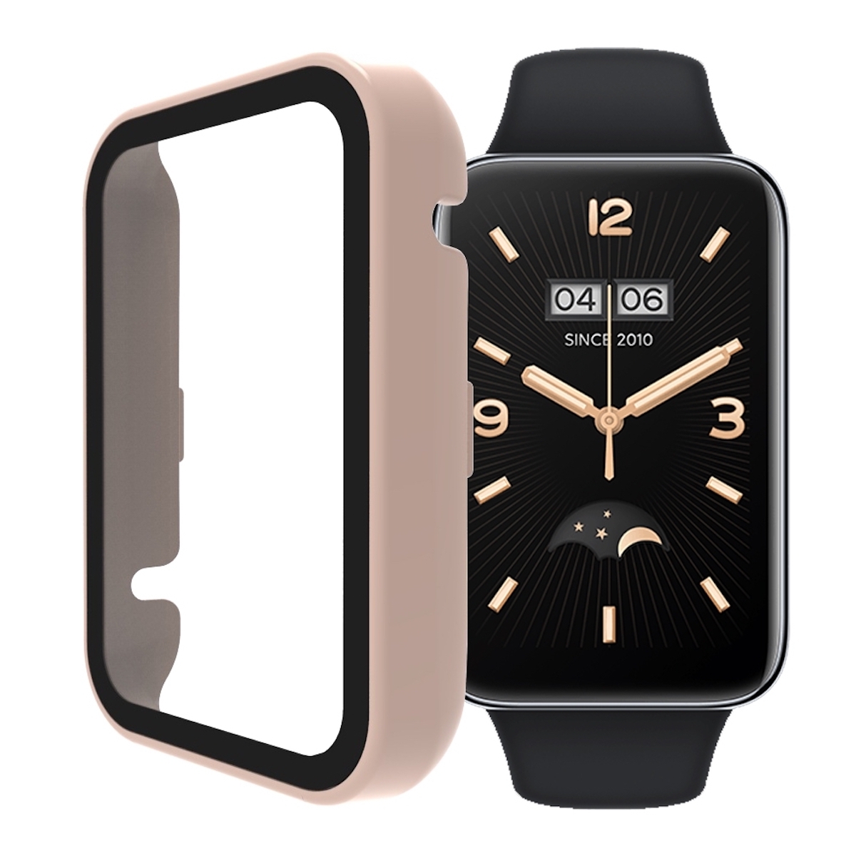 Pre Xiaomi Mi Band 7 Pro Ochranný kryt PC Tvrdené sklo Pink Príslušenstvo