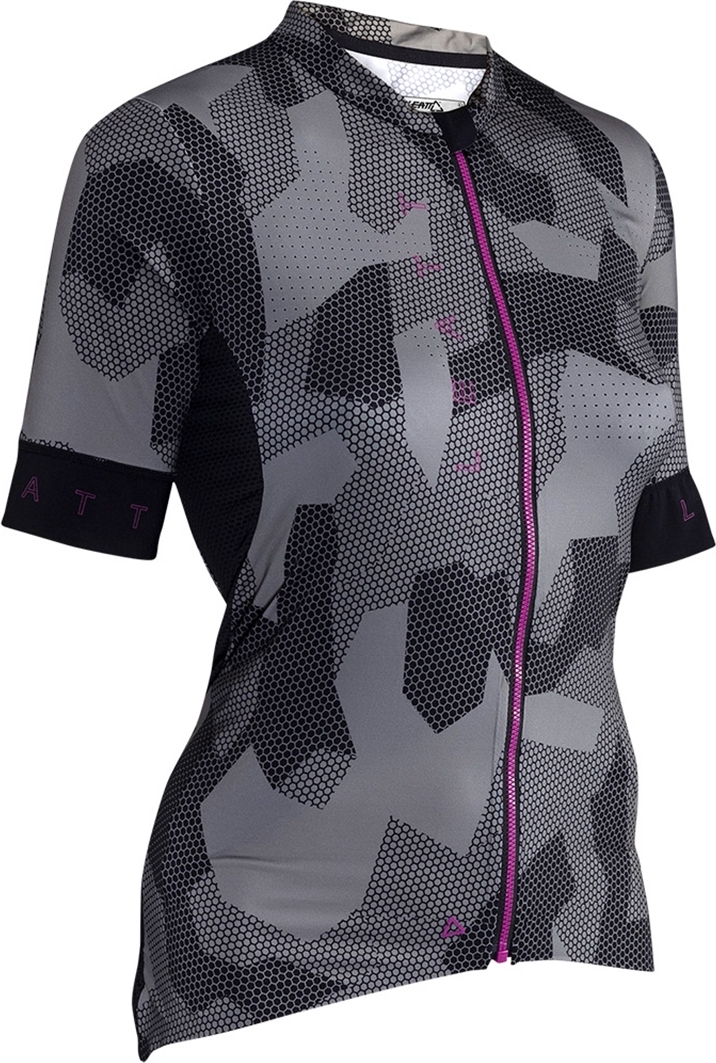 Leatt MTB Endurance 5.0 Short Sleeve Jersey Woman Granite L 5024130863
