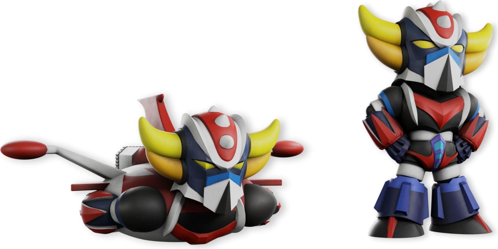 Plastoy Goldorak Spazer & Goldorak Grendizer Stehende Goldorak-figur 6 Cm One Size