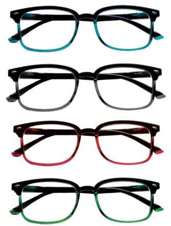 El Charro Hawaii Black and Gray Reading Glasses 6218438