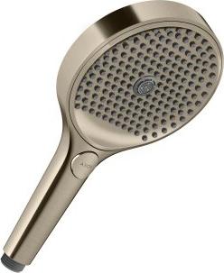 AXOR Handbrause 39773820, 132 mm, mit PowderRain, Select-Taste & QuickClean, 8 l/min