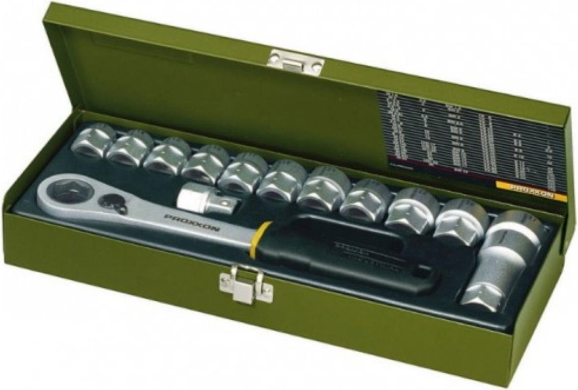 Proxxon Werkstatt-Spezialsatz, 13 bis 27 mm (14-tlg.), 1/2, 23604