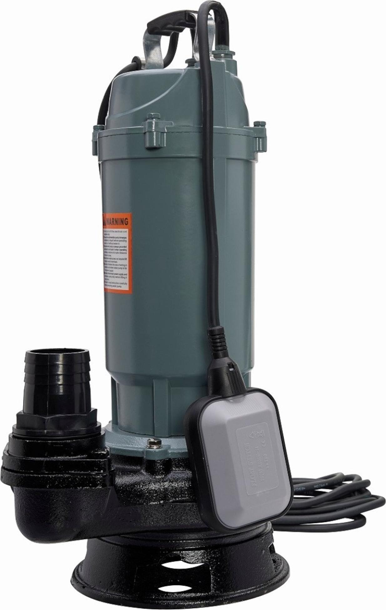 CHM GmbH Fäkalienpumpe Tauchpumpe Schmutzwasserpumpe 1,5kW 500 L/min Partikel bis 30mm WQD 1500