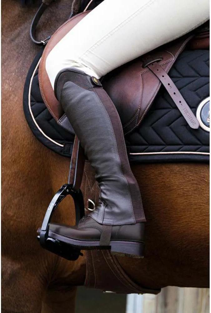 EQUITHÈME Equitheme Sparkly Halbe Chaps Braun S Braun S 913220402
